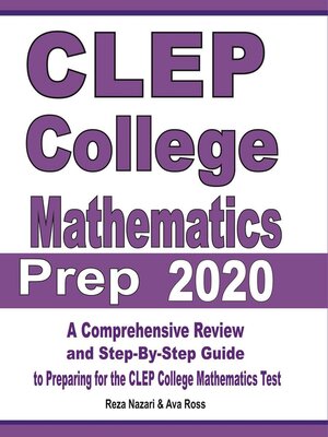 cover image of CLEP College Mathematics Prep 2020